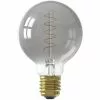 CALEX - LED Lamp - Globe - Filament G80 - E27 Fitting - Dimbaar - 4W - Warm Wit 2100K - Grijs