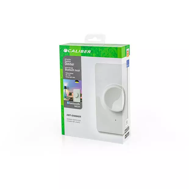 Caliber Draadloze Smart Lamp Dimmer - Bluetooth Schakelaar Voor Slimme Lamp - Bevestiging Zonder Boren (HBT-DIMMER) 2 Caliber Draadloze Smart Lamp Dimmer - Bluetooth Schakelaar Voor Slimme Lamp - Bevestiging Zonder Boren (HBT-DIMMER) - Afbeelding 2