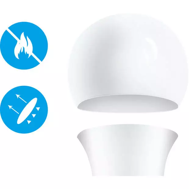 BES LED LED Lamp - Dag En Nacht Sensor - Aigi Lido - A60 - E27 Fitting - 8W - Helder/Koud Wit 6500K - Wit 7 BES LED LED Lamp - Dag En Nacht Sensor - Aigi Lido - A60 - E27 Fitting - 8W - Helder/Koud Wit 6500K - Wit - Afbeelding 7