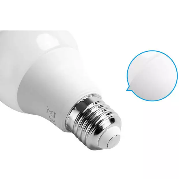 BES LED LED Lamp - Dag En Nacht Sensor - Aigi Lido - A60 - E27 Fitting - 8W - Helder/Koud Wit 6500K - Wit 8 BES LED LED Lamp - Dag En Nacht Sensor - Aigi Lido - A60 - E27 Fitting - 8W - Helder/Koud Wit 6500K - Wit - Afbeelding 8