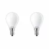 PHILIPS - LED Lamp - Set 2 Stuks - Classic Lustre 827 P45 FR - E14 Fitting - 4.3W - Warm Wit 2700K Vervangt 40W