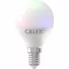 CALEX - LED Lamp - Smart Kogellamp - E14 Fitting - Dimbaar - 5W - Aanpasbare Kleur CCT - RGB - Mat Wit