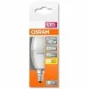 OSRAM LED Frosted Flame Lamp Met Straler - 5,4W Equivalent 40W E14 - Warm Wit
