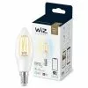 Wiz E14 40w Variabele Witte Vlam Aangesloten Lamp