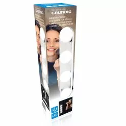 Grundig Make-Up Lamp - Make-Up Lamp Voor Spiegel - Hollywood Spiegel Lampen - 4x LED Helderwit - Werkt Op 4x AA (Excl) -LAMPEN Winkel 3535457 79400510