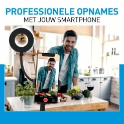 Grundig Selfie Studio Ringlamp - Ringlight - Ringlicht - Selfie Lamp - Social Media En Vlogs - Met Tafelklem -LAMPEN Winkel 3547019 6444350a