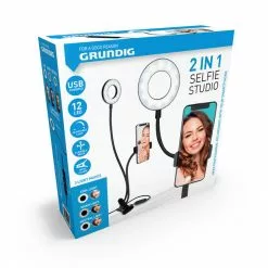 Grundig Selfie Studio Ringlamp - Ringlight - Ringlicht - Selfie Lamp - Social Media En Vlogs - Met Tafelklem -LAMPEN Winkel 3547019 9c281891