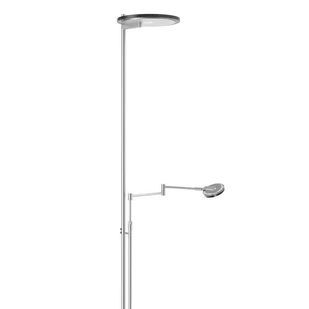 Steinhauer Turound Staande Lamp Staal 2 Steinhauer Turound Staande Lamp Staal - Afbeelding 2