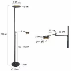 Steinhauer Turound Staande Lamp Zwart 15 Steinhauer Turound Staande Lamp Zwart -LAMPEN Winkel 3560761 488b5b60