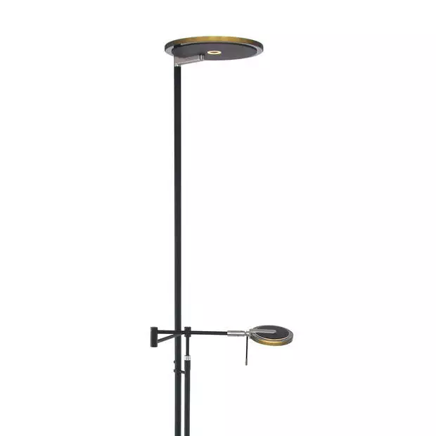 Steinhauer Turound Staande Lamp Zwart 2 Steinhauer Turound Staande Lamp Zwart - Afbeelding 2