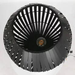 Light & Living Kyomi Staande Lamp Zwart -LAMPEN Winkel 3560812 51c472c6