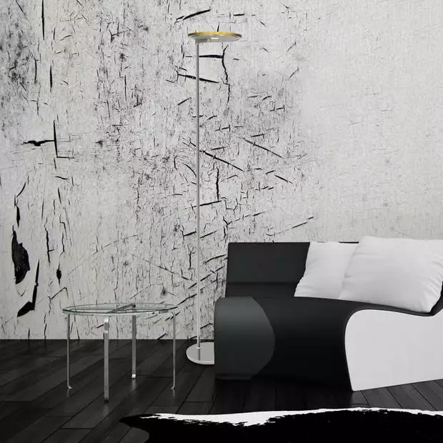 Steinhauer Turound Staande Lamp Staal Met Zwart Glas 200 Cm Hoog 2 Steinhauer Turound Staande Lamp Staal Met Zwart Glas 200 Cm Hoog - Afbeelding 2