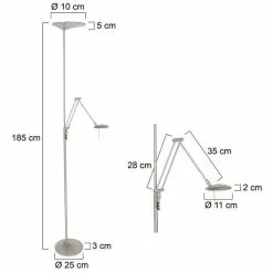 Steinhauer Zodiac Staande Lamp Staal 14 Steinhauer Zodiac Staande Lamp Staal -LAMPEN Winkel 3561437 5014d373