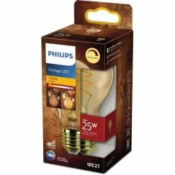 PHILIPS Standaard LED-lamp E27 - 25W Warm Wit Amber - Compatibel Met Dimmer - Glas