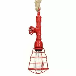 ECD GERMANY Metalen Hanglamp E27 Met 4W Lamp 1 Vlam