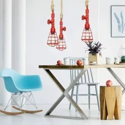 ECD GERMANY Metalen Hanglamp E27 Met 4W Lamp 1 Vlam -LAMPEN Winkel 3602829 a5bfec47 1