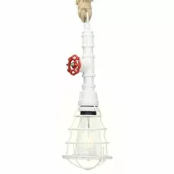 ECD GERMANY Metalen Hanglamp E27 Met 4W Lamp 1 Vlam