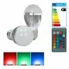 ECD GERMANY LED-lamp E27 3 Watt RGB