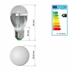 ECD GERMANY 10 X LED-lamp RGB E27 3W + Afstandsbediening -LAMPEN Winkel 3607494 31bf8ae4