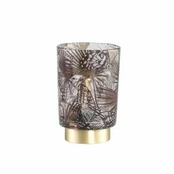 PTMD Tafellamp Jennifer Led Lamp Goud Met Vlinderprint S