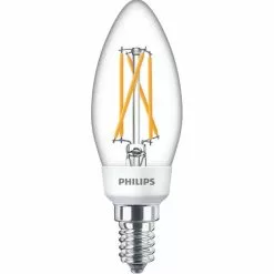Philips LED SceneSwitch Filament Kaars Lamp - E14 5W 470lm 2200K+2500K+2700K 230... -LAMPEN Winkel 3744423 0be0ed56