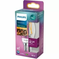 Philips LED SceneSwitch Filament Kaars Lamp - E14 5W 470lm 2200K+2500K+2700K 230... -LAMPEN Winkel 3744423 98eb9901