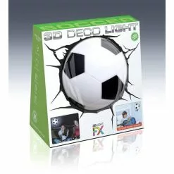 3DlightFX Voetbal Lamp - Nachtlamp Met Wandsticker En Timer Functie - LED Wandlamp -LAMPEN Winkel 3751584 44061873