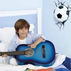 3DlightFX Voetbal Lamp - Nachtlamp Met Wandsticker En Timer Functie - LED Wandlamp -LAMPEN Winkel 3751584 c4bc1516