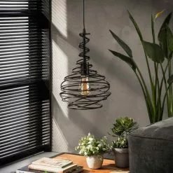 Hoyz - Hanglamp - 1 Lamp - Ø25 - Kegel Spiraal -LAMPEN Winkel 3761287 0ad369bd