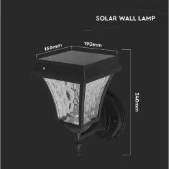 V-tac VT-982 Valencia Solar Wandlamp – Zonne-energie – LED Lamp - 3 -LAMPEN Winkel 3788879 ff484bcc