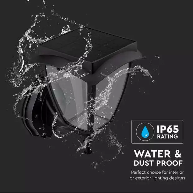 V-tac VT-982 Sevilla Solar Wandlamp – Zonne-energie – LED Lamp - 2 9 V-tac VT-982 Sevilla Solar Wandlamp – Zonne-energie – LED Lamp - 2 - Afbeelding 9