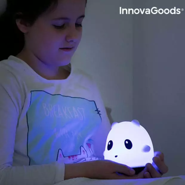 Innovagoods Oplaadbare Siliconen Panda Touch Lamp 4 Innovagoods Oplaadbare Siliconen Panda Touch Lamp - Afbeelding 4