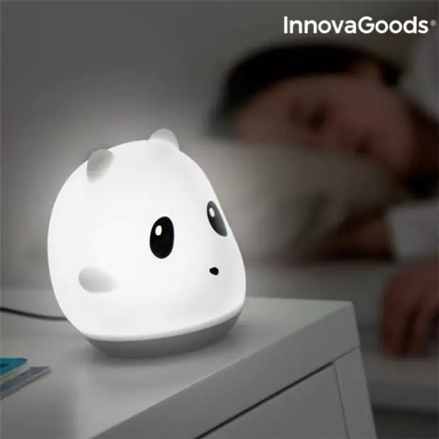 Innovagoods Oplaadbare Siliconen Panda Touch Lamp 2 Innovagoods Oplaadbare Siliconen Panda Touch Lamp - Afbeelding 2