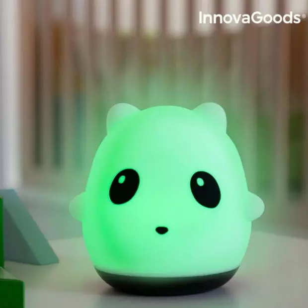 Innovagoods Oplaadbare Siliconen Panda Touch Lamp 5 Innovagoods Oplaadbare Siliconen Panda Touch Lamp - Afbeelding 5