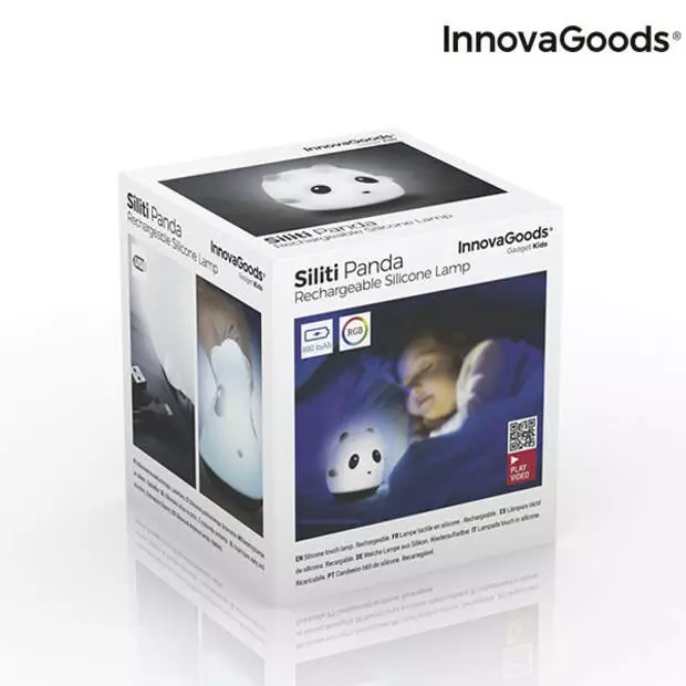 Innovagoods Oplaadbare Siliconen Panda Touch Lamp 8 Innovagoods Oplaadbare Siliconen Panda Touch Lamp - Afbeelding 8