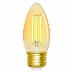 BES LED LED Lamp - Smart LED - Aigi Rixona - Bulb C35 - 4.5W - E27 Fitting - Slimme LED - Wifi LED + Bluetooth - Aanpasbare