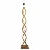 Clayre & Eef Vloerlamp 24x18x136 Cm Bruin Hout Staande Lamp Bruin Staande Lamp