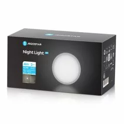 Aigostar 10BA4 - 2 Stuks LED Nachtlampje Stopcontact - Dimbare Nachtlampjes Met Sensor - Nacht Lamp - Wit - 65,2 Mm -LAMPEN Winkel 3883040 675527a1