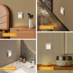Aigostar 10B9V - LED Nachtlampje Stopcontact 2 Stuks - Dag/Nacht Sensor - Nachtlampje Babykamer - Nacht Lamp - Wit -LAMPEN Winkel 3883041 f9fd100f