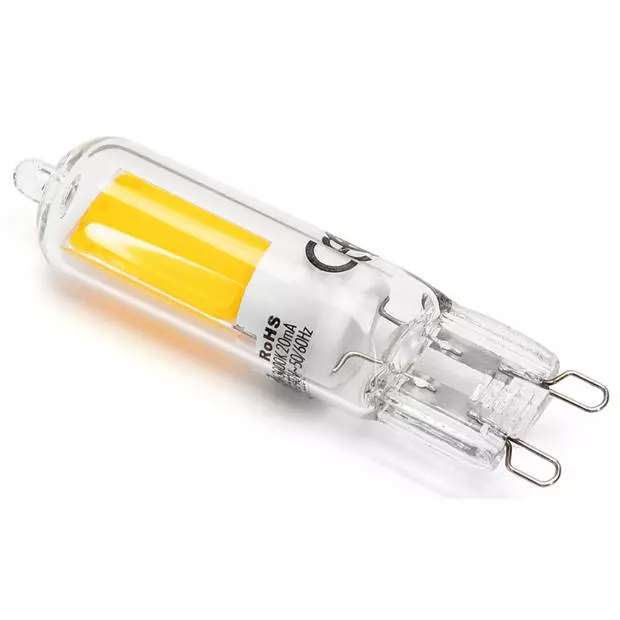 Velvalux LED Lamp 10 Pack - G9 Fitting - Dimbaar - 3W - Helder/Koud Wit 6000K Vervangt 32W 3 Velvalux LED Lamp 10 Pack - G9 Fitting - Dimbaar - 3W - Helder/Koud Wit 6000K Vervangt 32W - Afbeelding 3