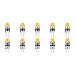 Velvalux LED Lamp 10 Pack - G4 Fitting - Dimbaar - 2W - Helder/Koud Wit 6000K Vervangt 20W