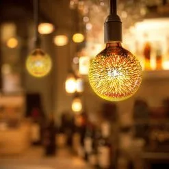 BES LED LED Lamp - Aigi 3D Firework XL - E27 Fitting - 4W - Warm Wit 1800K - Titanium -LAMPEN Winkel 3898902 cedb3990