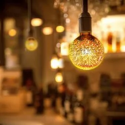 BES LED LED Lamp - Aigi 3D Firework - E27 Fitting - 4W - Warm Wit 1800K - Titanium -LAMPEN Winkel 3898903 dd1a559d