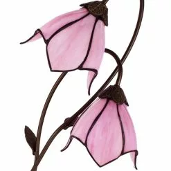 HAES DECO - Tiffany Tafellamp Bruin 35x18x61 Cm Fitting E14 / Lamp Max 2x25W -LAMPEN Winkel 3933183 27d1c684