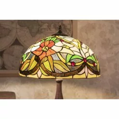 HAES DECO - Tiffany Tafellamp Creme Ø 41x58 Cm Fitting E27 / Lamp Max 2x60W -LAMPEN Winkel 3933217 136be20c