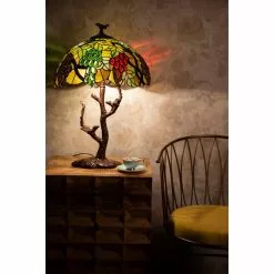 HAES DECO - Tiffany Tafellamp Groen Ø 40x60 Cm Fitting E27 / Lamp Max 2x60W 8 HAES DECO - Tiffany Tafellamp Groen Ø 40x60 Cm Fitting E27 / Lamp Max 2x60W -LAMPEN Winkel 3933255 31a298ee