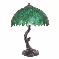 HAES DECO - Tiffany Tafellamp Groen Ø 41x57 Cm Fitting E27 / Lamp Max 2x60W 6 HAES DECO - Tiffany Tafellamp Groen Ø 41x57 Cm Fitting E27 / Lamp Max 2x60W -LAMPEN Winkel 3933258 79357cfc