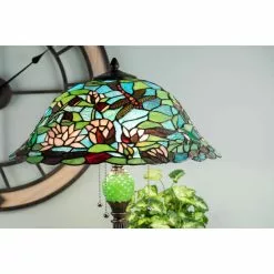 HAES DECO - Tiffany Tafellamp Groen, Bruin, Beige Ø 47x60 Cm Fitting E27 / Lamp Max 3x60W 6 HAES DECO - Tiffany Tafellamp Groen, Bruin, Beige Ø 47x60 Cm Fitting E27 / Lamp Max 3x60W -LAMPEN Winkel 3933276 852a041e