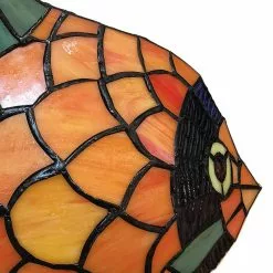 HAES DECO - Tiffany Tafellamp Oranje 29x23x18 Cm Fitting E14 / Lamp Max 1x25W -LAMPEN Winkel 3933326 746c02b8