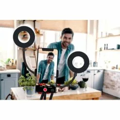 Grundig Selfie Studio Ring Lamp - 2x Lamps - Social Media And Vlogs - With Table Clamp - Flexible Neck - USB 14 Grundig Selfie Studio Ring Lamp - 2x Lamps - Social Media And Vlogs - With Table Clamp - Flexible Neck - USB -LAMPEN Winkel 3935346 19364b7e